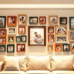 Decora tu pared con fotos familiares de forma original