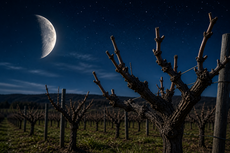 Luna adecuada para podar la parra