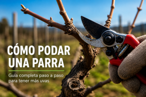 Cómo podar una parra correctamente paso a paso