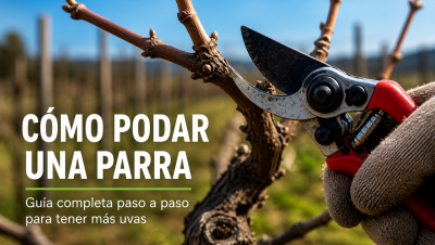 Cómo podar una parra correctamente paso a paso