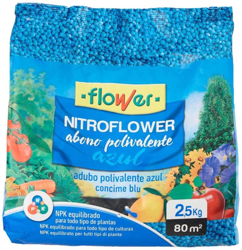 Abono polivalente granulado Nitroflower 2,5kg