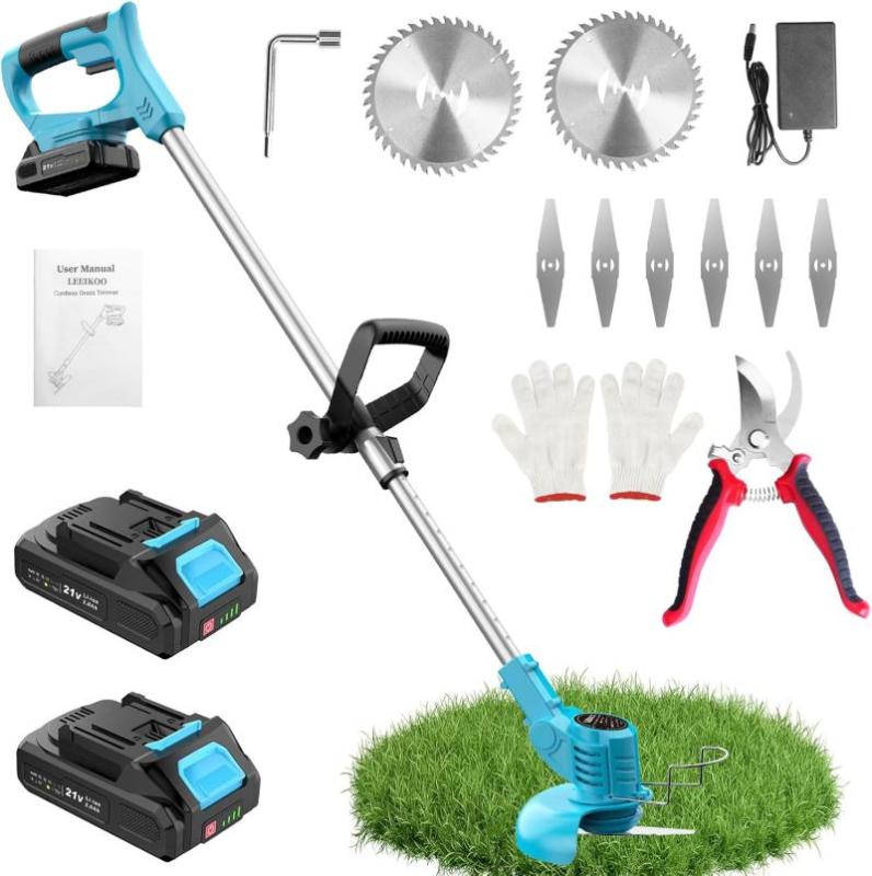 Desbrozadora a batería 21V con accesorios