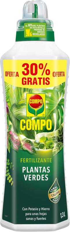 Fertilizante COMPO para plantas verdes, 1.3L