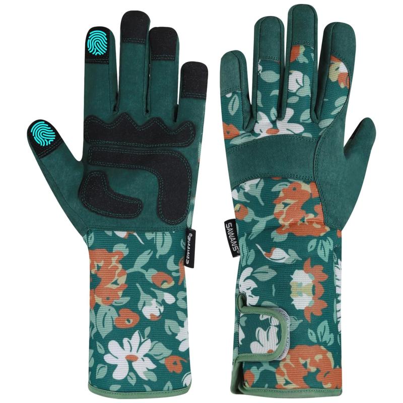Guantes de jardinería largos SAWANS, resistentes a las espinas, protección de antebrazo