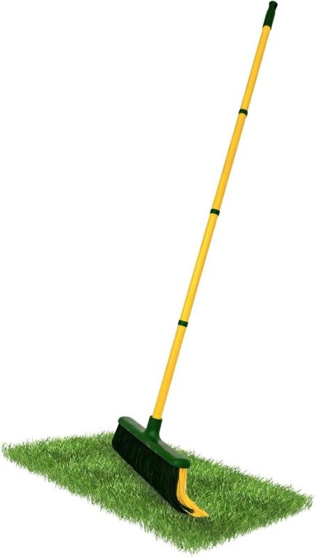 Cepillo con mango extensible para mantenimiento de césped artificial