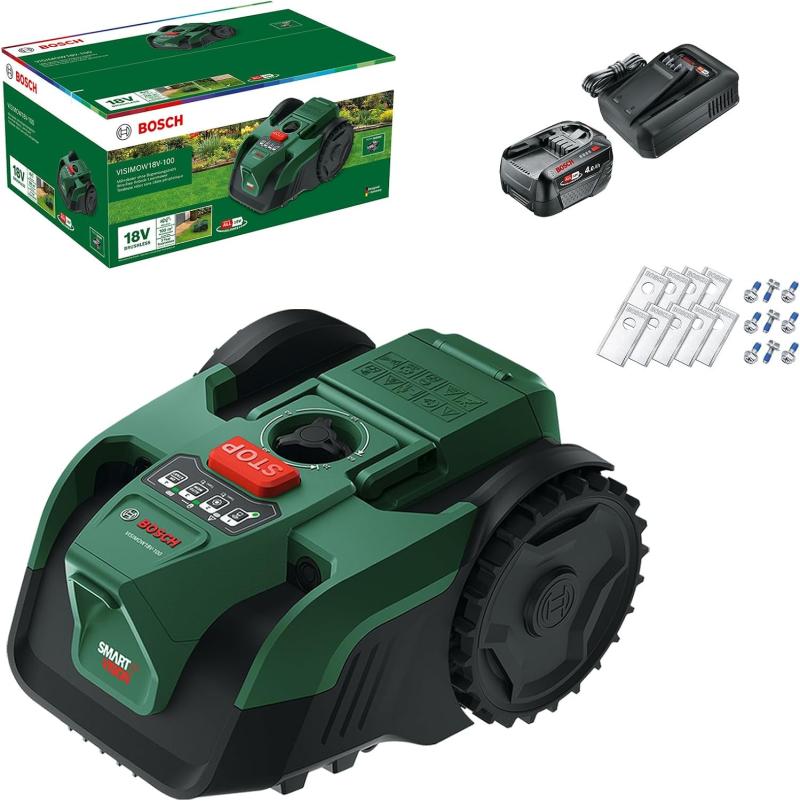 Robot cortacésped Bosch VISIMOW 18V-100
