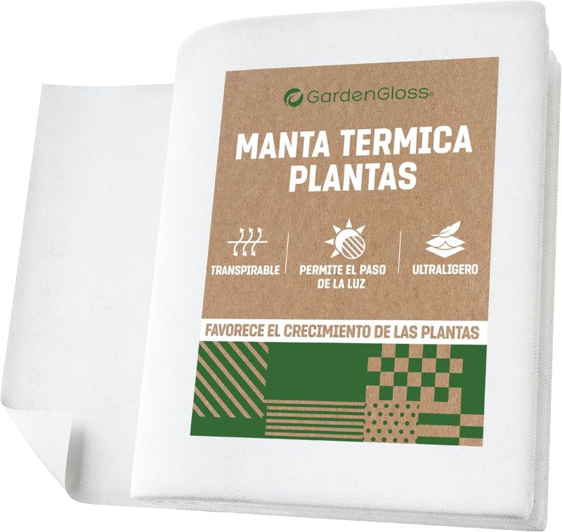 Manta térmica para plantas GardenGloss de 17 g/m², plegada
